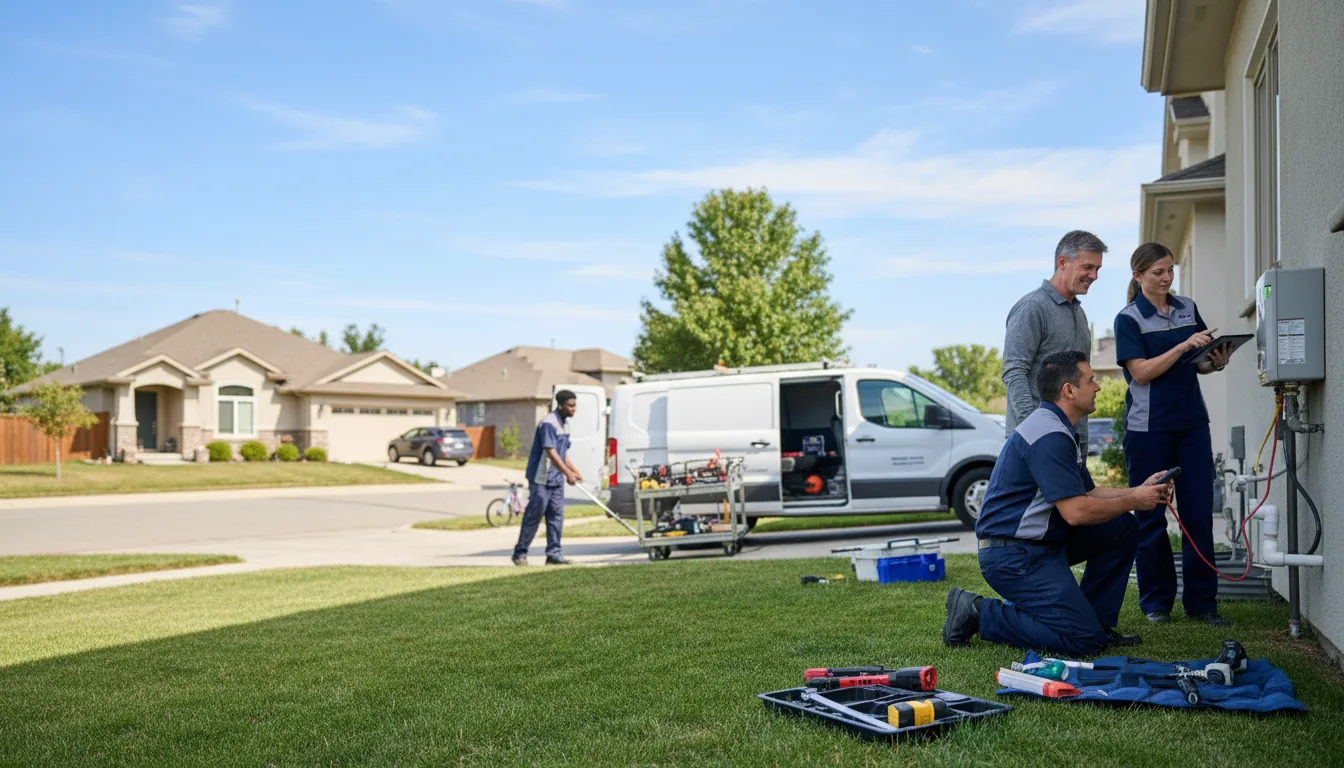 Tankless water heater service in Bryant, IL